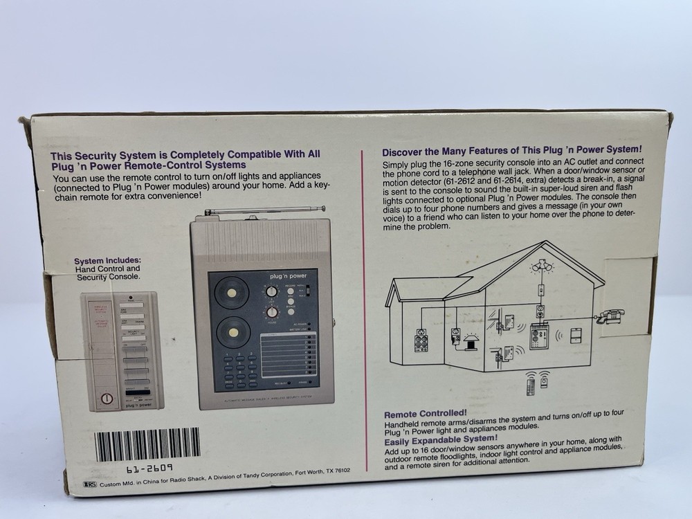 Plug N Power Wireless Home Control Supervised Security Console Dialer 61-2609