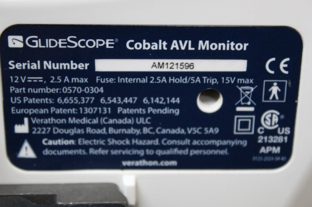 Glidescope Cobalt AVL