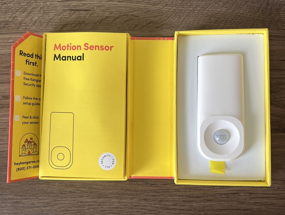 Kangaroo Motion Sensor Home Security System, New In Open Box, Unused