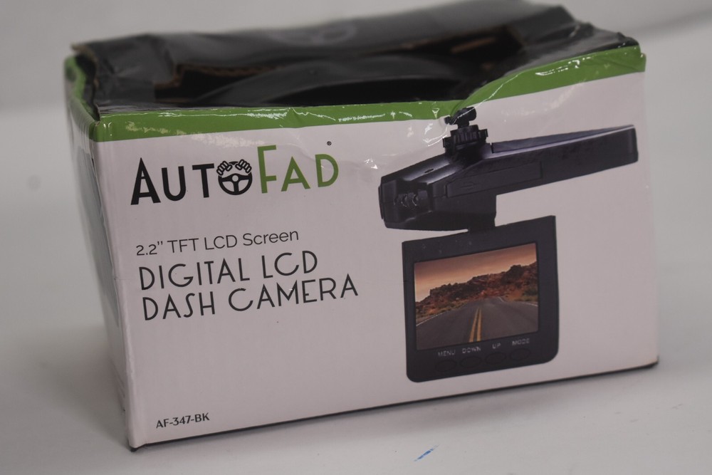 AutoFad Digital LCD Dash Camera 2.2" TFT LCD Screen Car Cam Windshield Mount