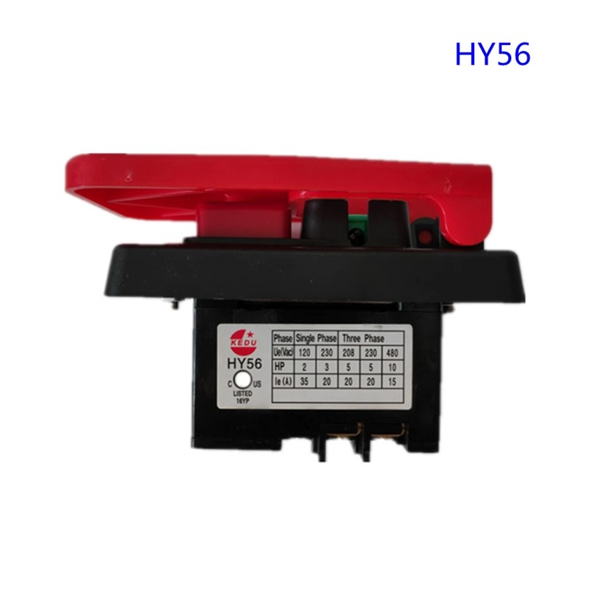 HY56 Single-Phase Mechanical Switch 120V/220V for KEDU Cutting Machine Parts