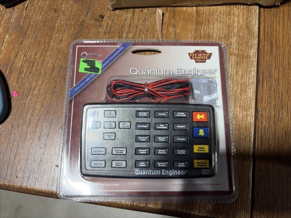BROADWAY LIMITED QUANTUM ENGINEER 28 BUTTON ACTIVATOR FOR DC ANALOG LAYOUT