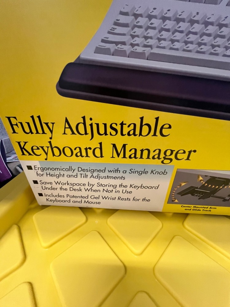 Fully Adjustable Keyboard Manager by Fellowes 2000 Part# 93841