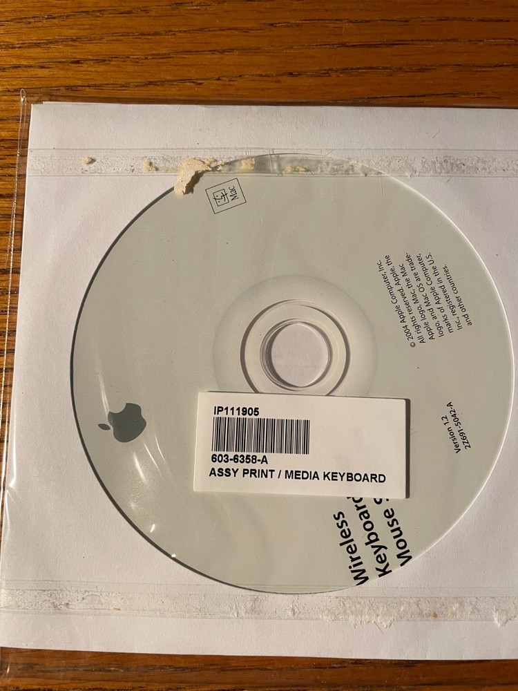 Apple Wireless Mouse & Keyboard S/W and User Guides