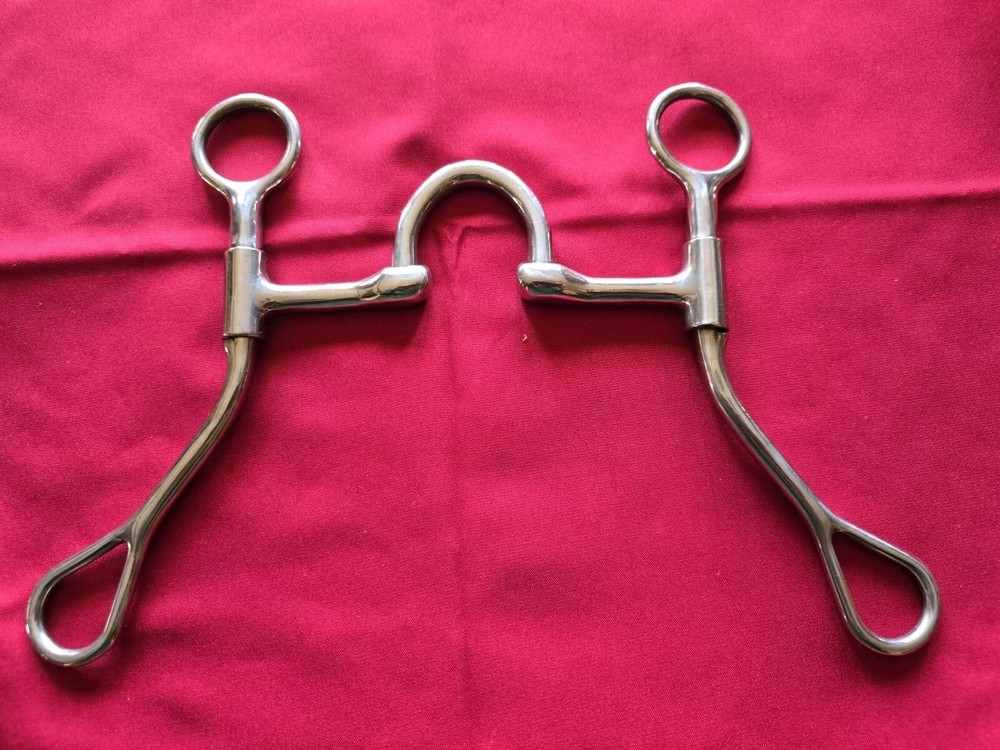 Medium-High Port Swivel Cheeks 5" Training Bit SS NEW