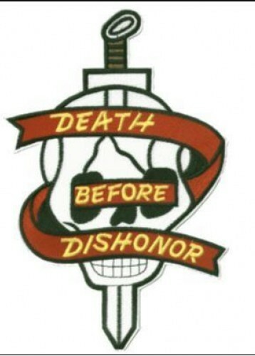 US Military Death Before Dishonor Patch (3x2)