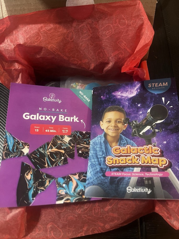 My Kindness Kit Baketivity No Bake Galaxy Bark DIY Kit