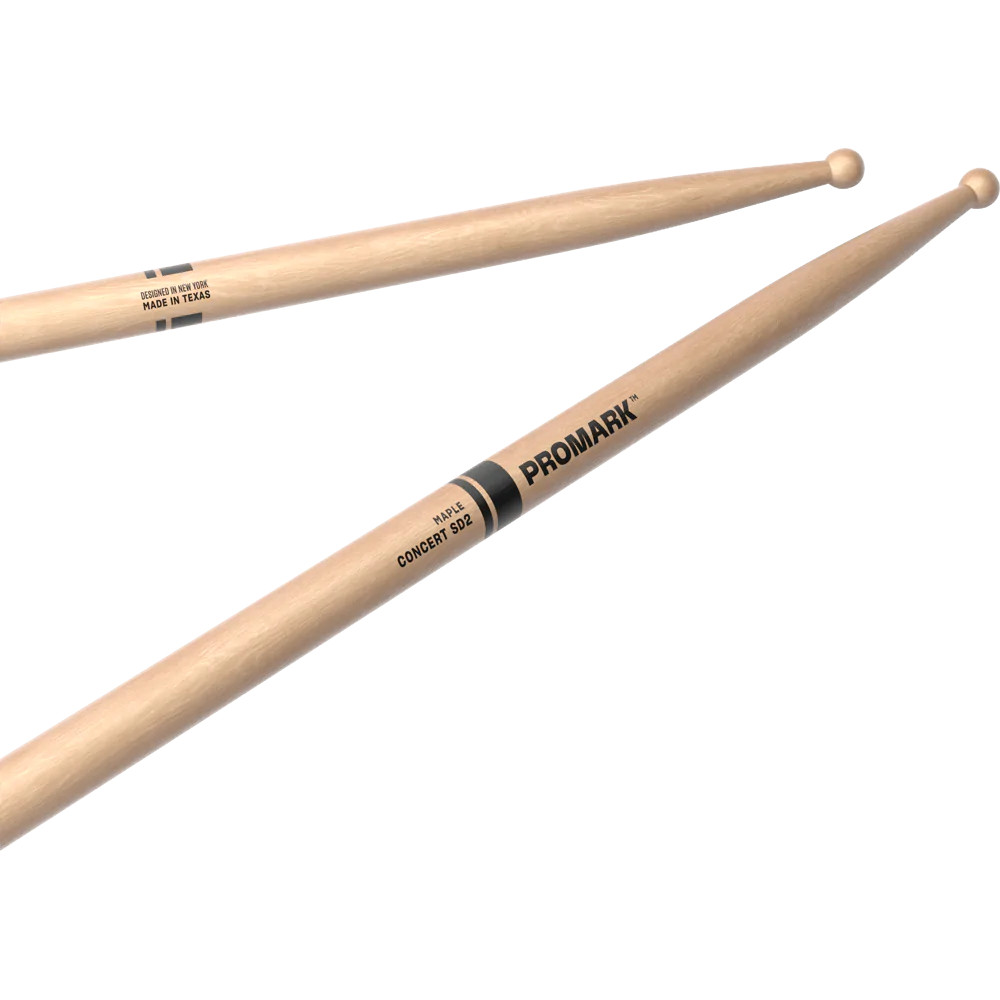 Promark Concert SD2 Maple Drumsticks, Wood Tip – SD2W