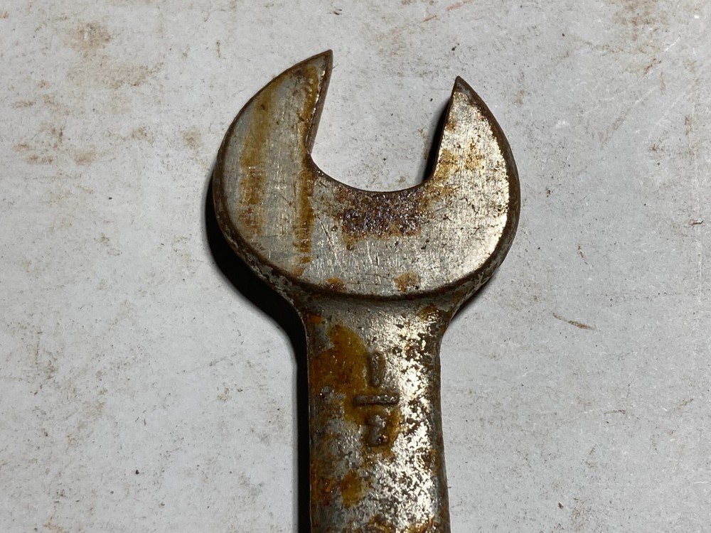 Vintage Stein Tools 65 Combination Open End Wrench Hand Tool 1/2" & 9/16"