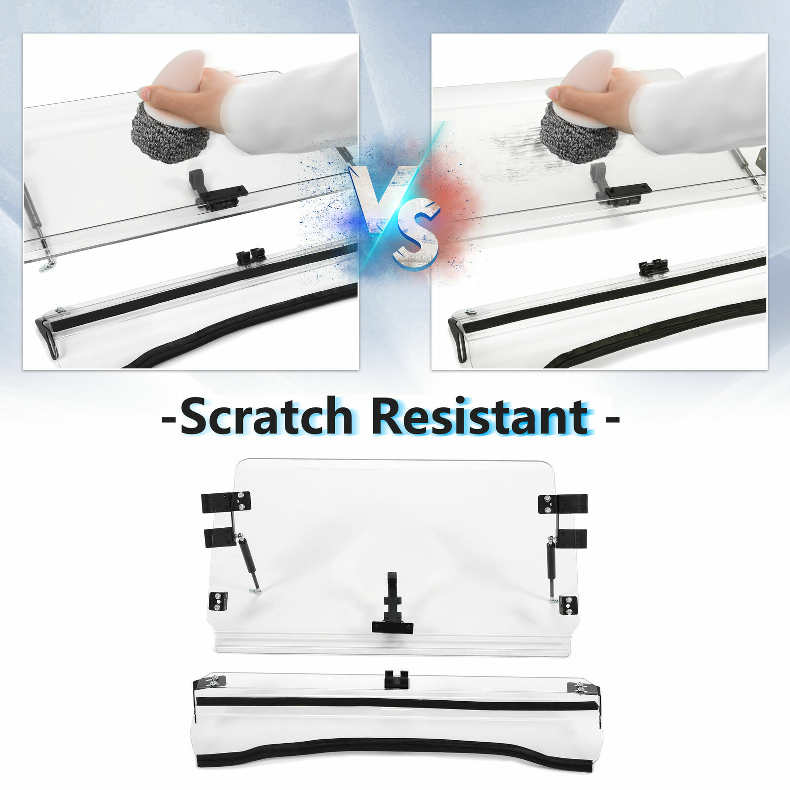 Scratch Resistant Flip Windshield For Polaris RZR 800 / 4 800 / S 800 2008-2014