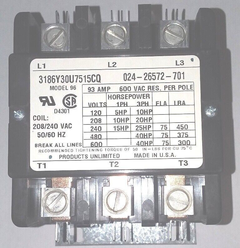 Source 1 2426572701 Contactor