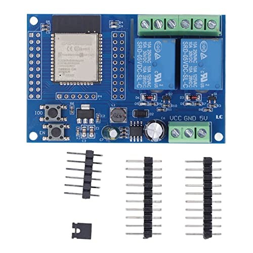 2 Channel 5V Relay Module ESP 32 4M Byte Flash Large Capacity Programmable