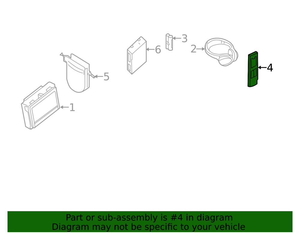Genuine Nissan Remote Control 28298-1MA0A