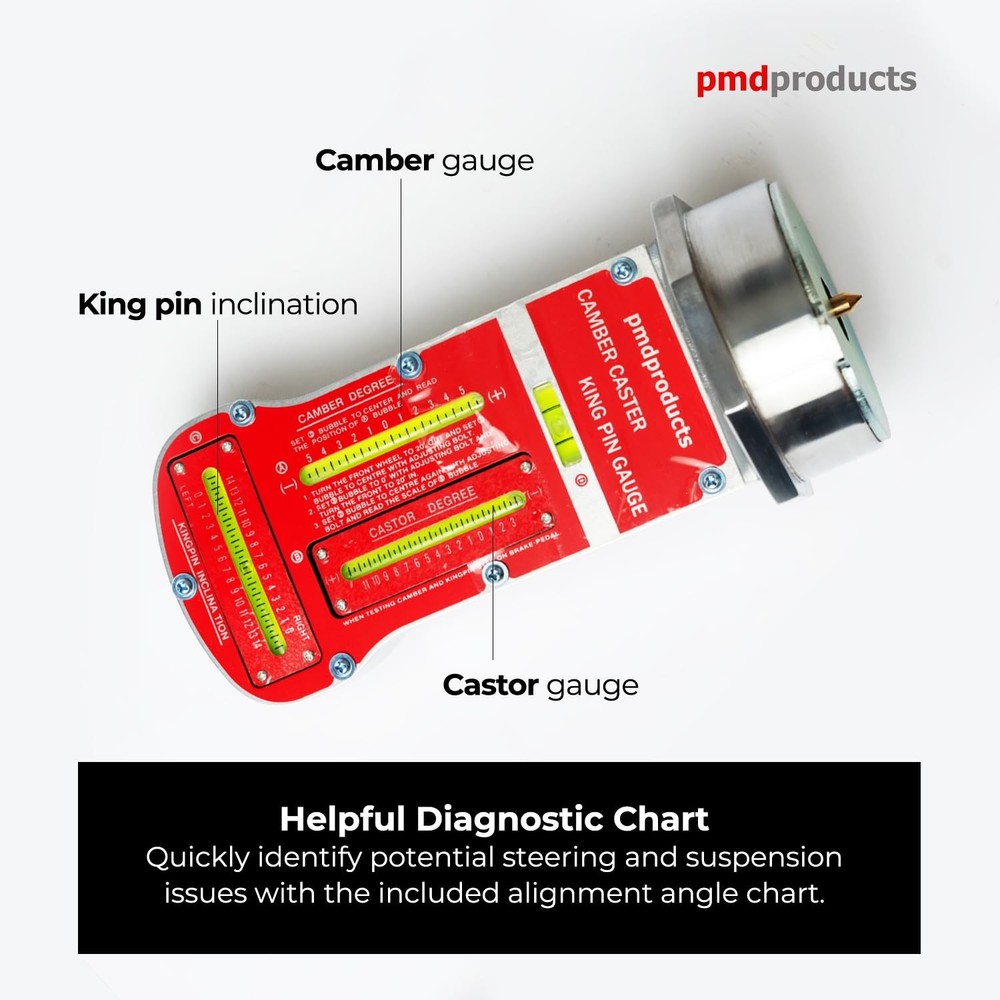 Magnetic Camber Caster Kpi Alignment Gauge Wheel Precision Tool 916