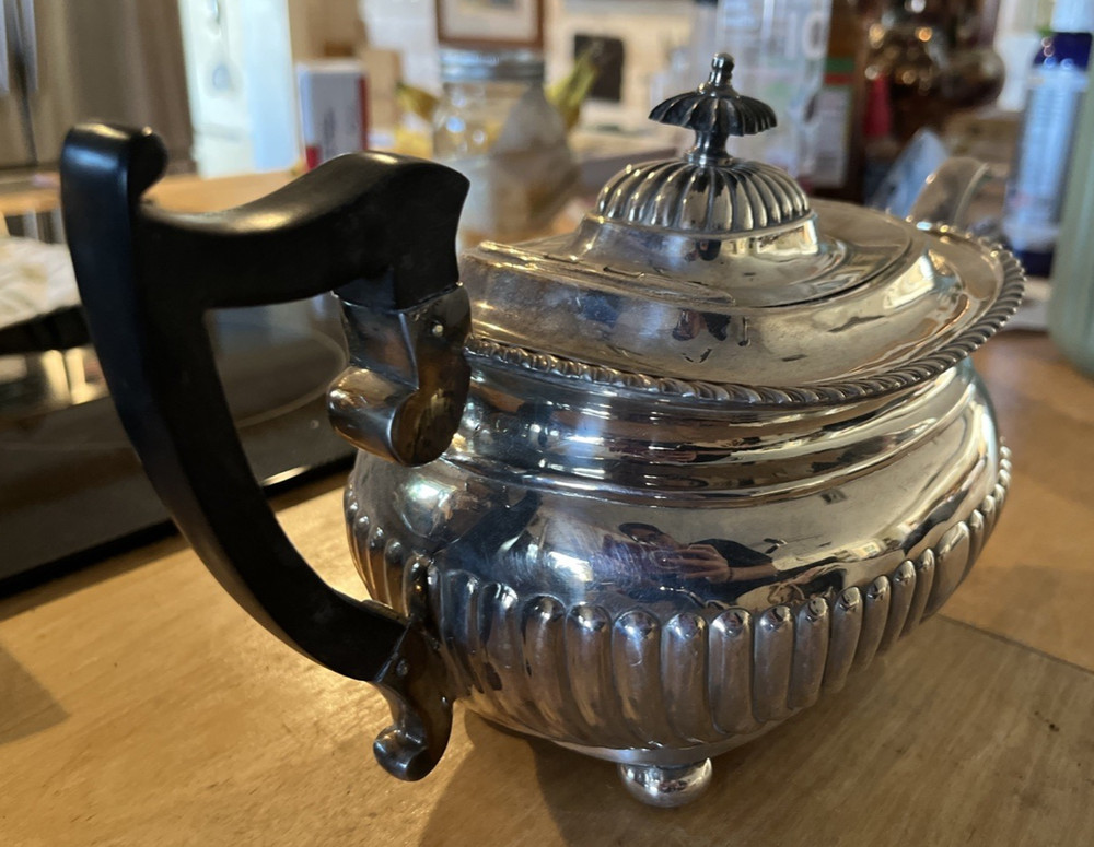 4 Pc 19th C. Sheffield Silver Plate Tea And Coffee Set