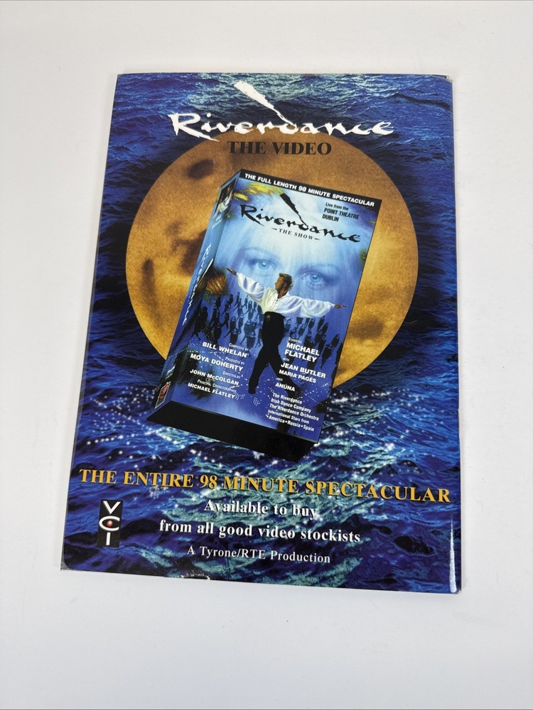 Riverdance The Show Programme Dance Theatre 1990s