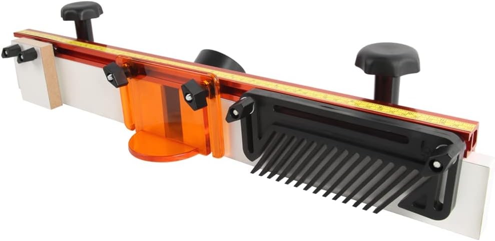 24 Inches Long Router Table Fence System with Feather Board, Bit 24"