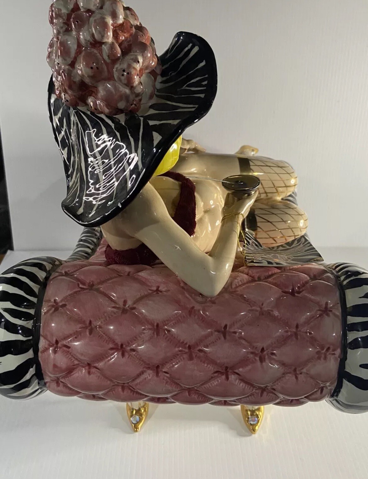 S.W.A.K. Lynda Corneille Gertie on Sofa Character Figurine