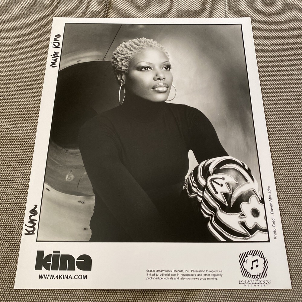 Kina Press Photo 8x10”. See Description.