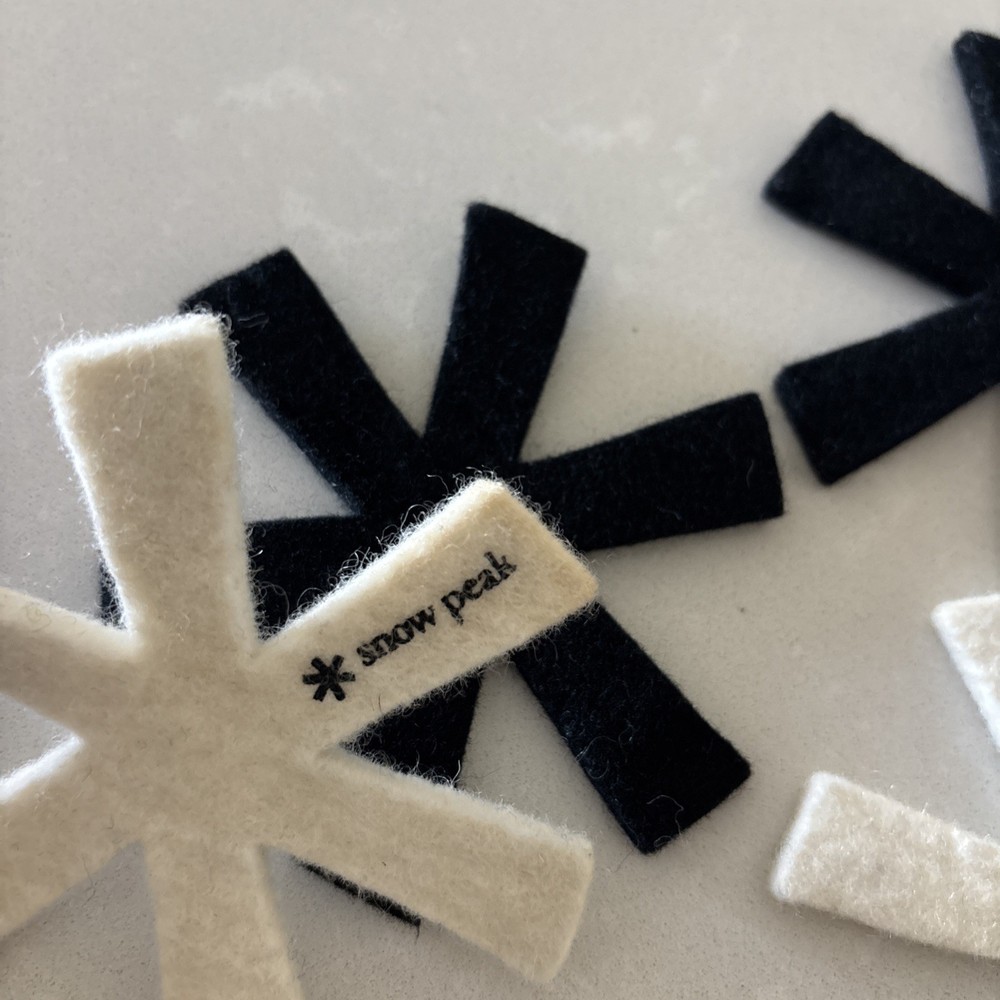 Snow Peak Felt Coasters 4pcs SET