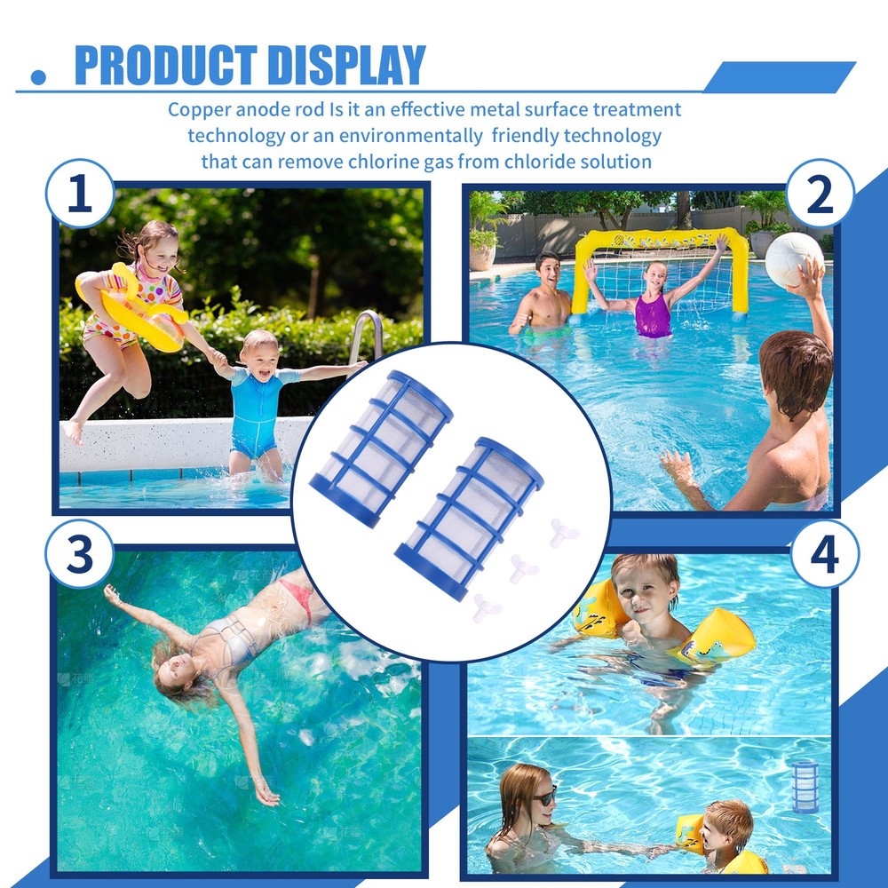 2PCS Replacement Screen for Solar Pool Purifier Cleaner Ionizer V8T67851