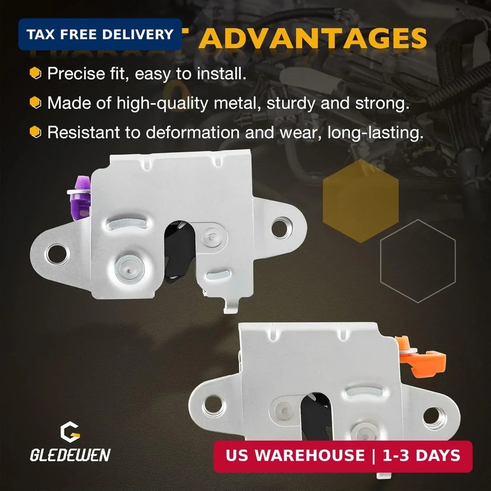 Gledewen Tailgate Latch Lock Compatible with 2000 2001 2002 2003 2004 2005 2006