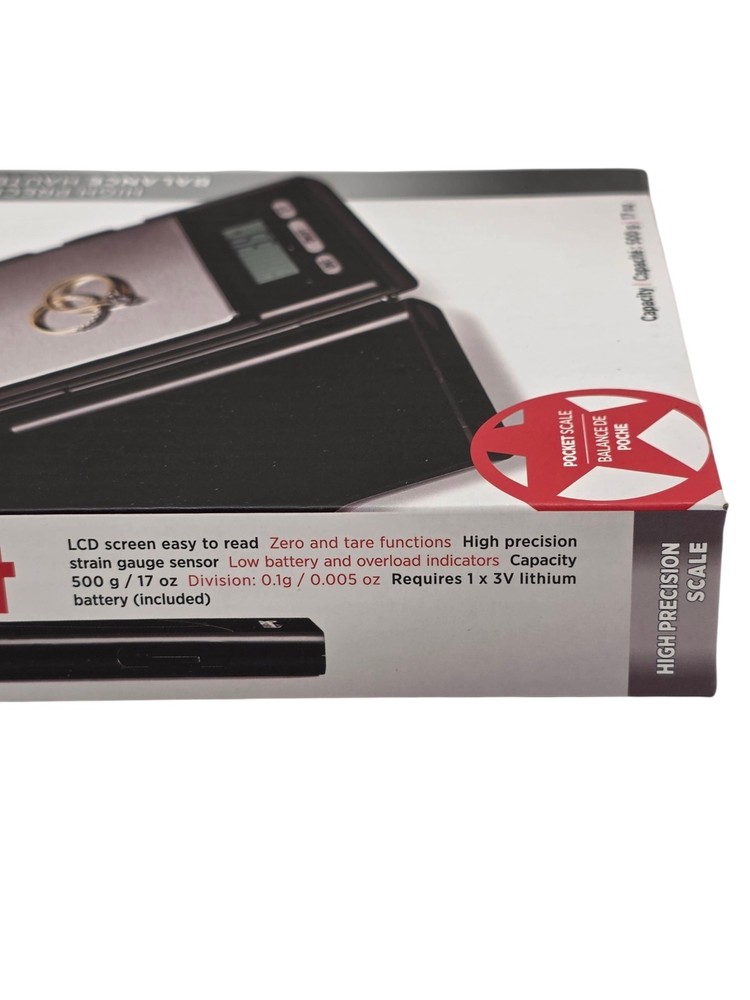 Starfrit High Precision Scale 500g Capacity Pocket Scale