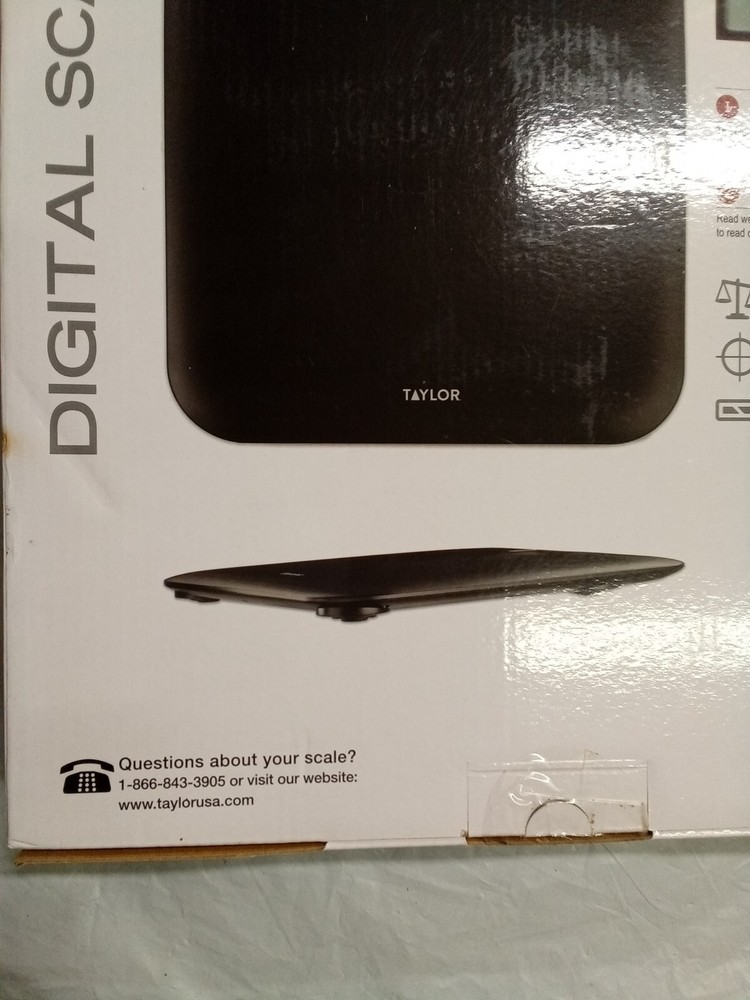 TAYLOR Digital Scale (BLACK) Lithium Battery Included