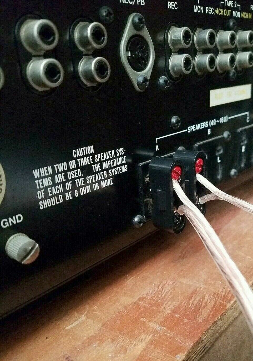 4 Plugs Pioneer Speaker Connectors SX-2500 SX-6000 SX-9000 QX-8000 QX-9900