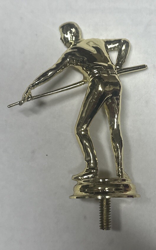 Vintage Plastic Pool Player Trophy Topper