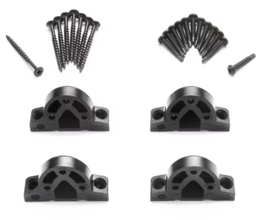 Trex Mounting Hardware for Horizontal Cut Rails PBKENHZBKT Black