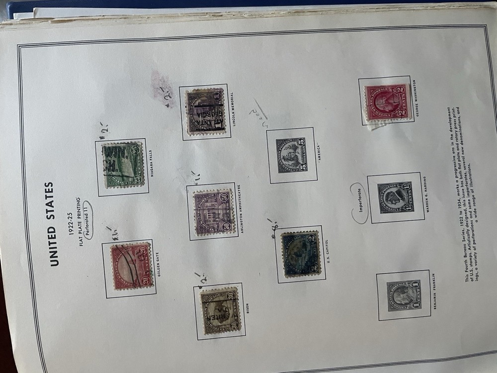 Harris US Liberty Stamp Album. 1847-1973. 700. Mint & Used Stamps.