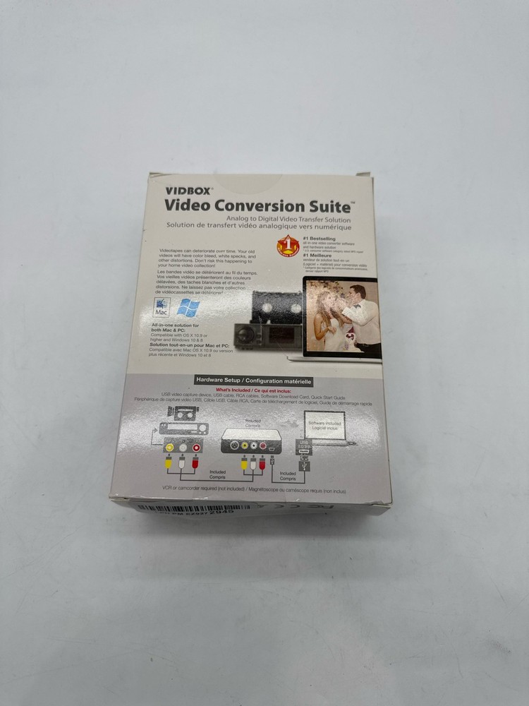 VIDBOX Video Conversion Suite - Convert old VHS tapes to digital files!