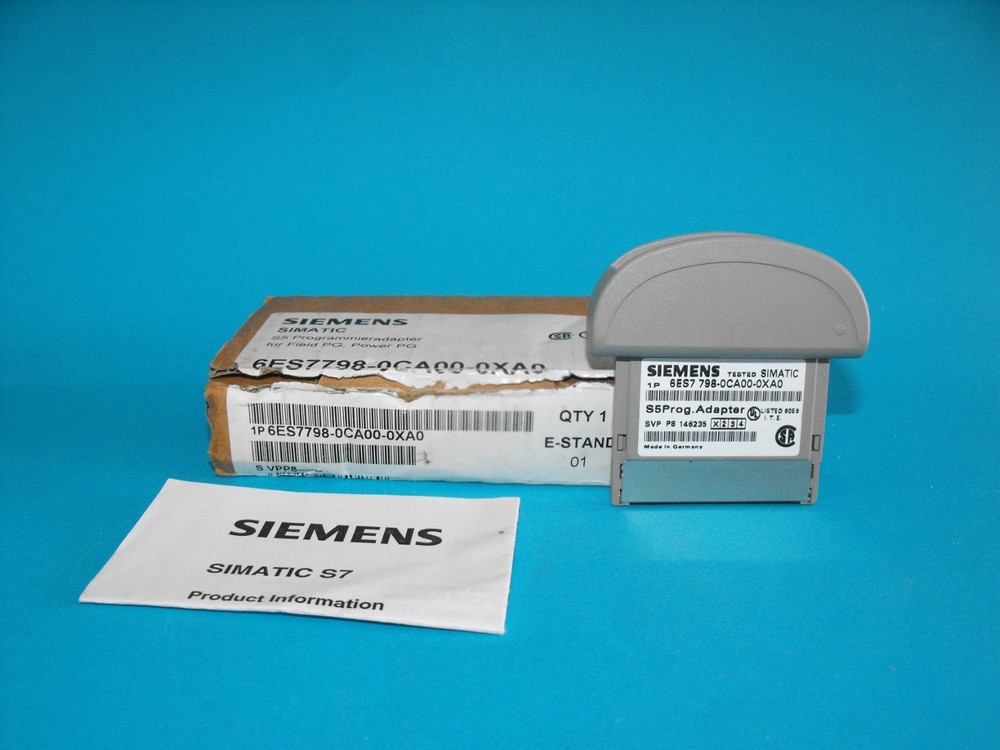 Siemens 6ES7798-0CA00-0XA0.Simatic S5 Programming Adapter.NEW