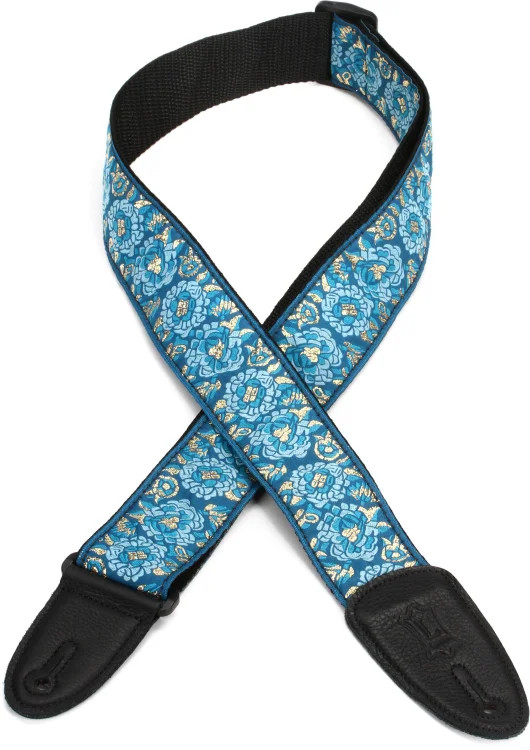 Levy's M8AS Jacquard Weave Guitar Strap - Blue