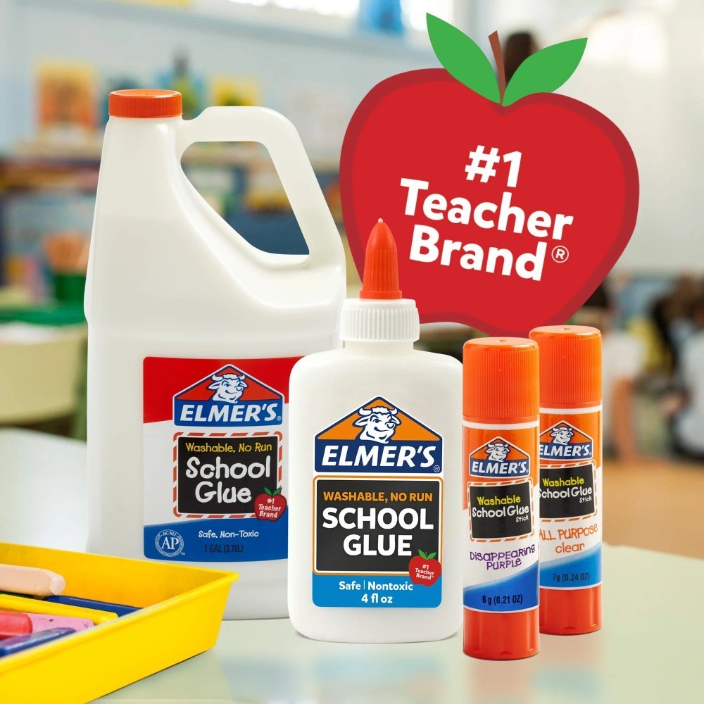 Clear Non- Glue Sticks for Crafts and School Projects