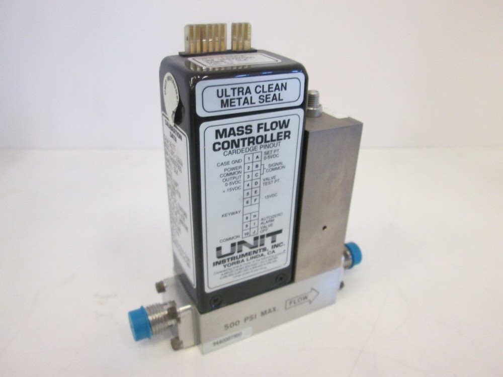 Unit Instruments, UFC-1160A, Mass Flow Controller, 1 SLM, O2, Used