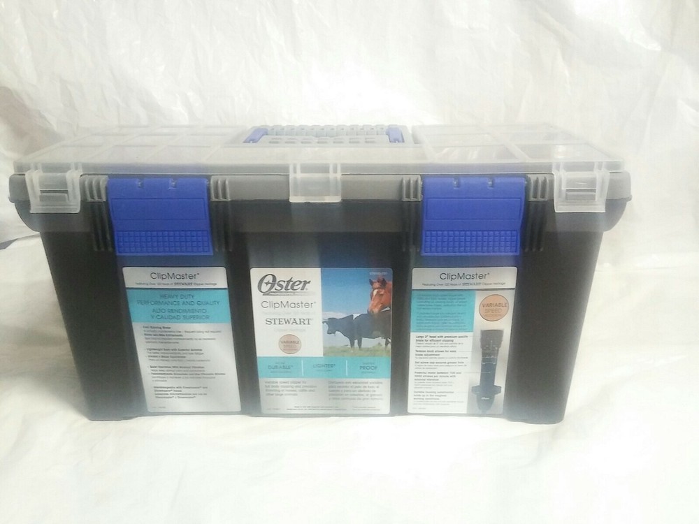 OSTER CLIPMASTER STEWART CLIPPER HERITAGE VARIABLE SPEED **BOX ONLY**READ NOTES