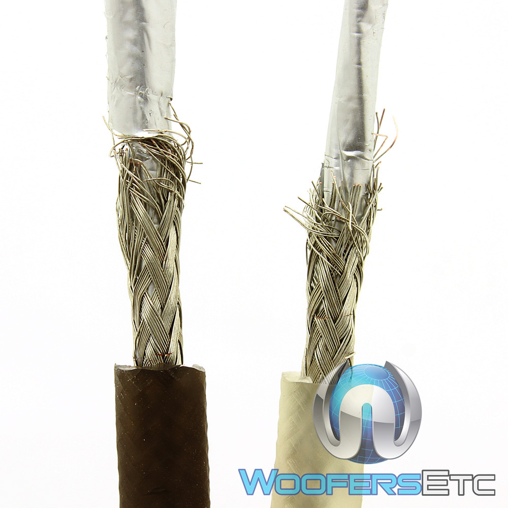 SUNDOWN AUDIO 6FT SAZ 2 CHANNEL SOLID 100% OFC COPPER TWISTED RCA AMPLIFIER WIRE