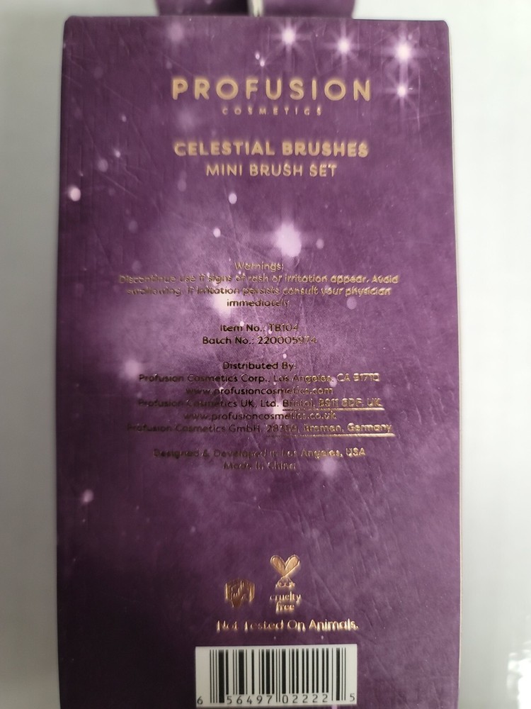 Profusion Cosmetics Celestial Brushes Mini Brush Set