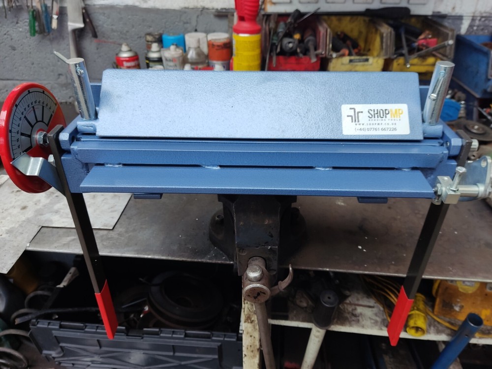 New sheet metal folder 400mm / 3mm + angular scale + angle limiter. Video, Free