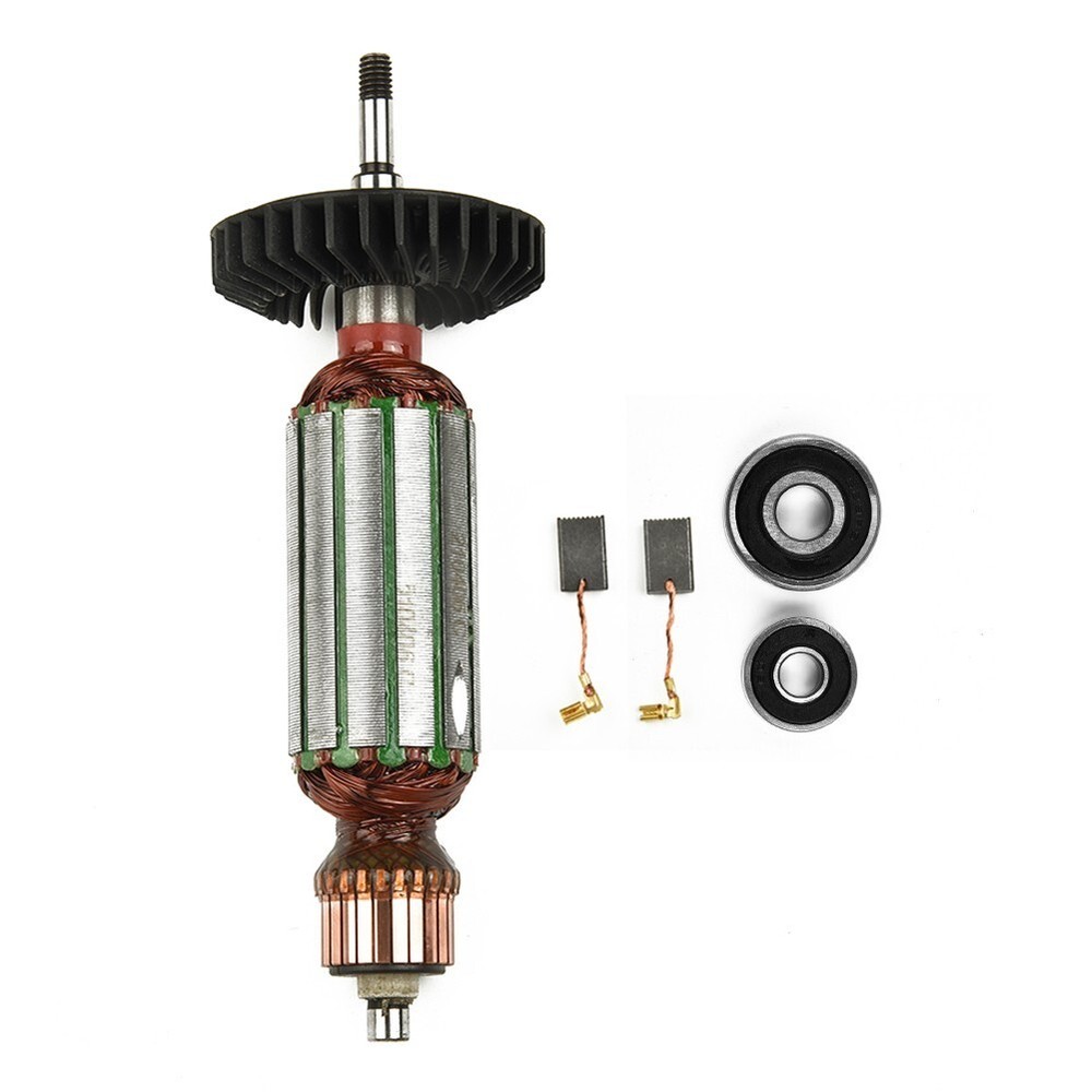 High Performance Armature Rotor for Angle Grinder Compatible with 9556 9557