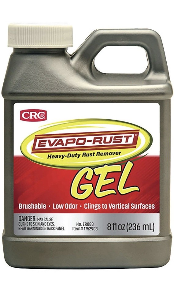 Evapo-Rust GEL Rust Remover Removes Rust & Rust Stains From Most Surfaces, 8 Oz