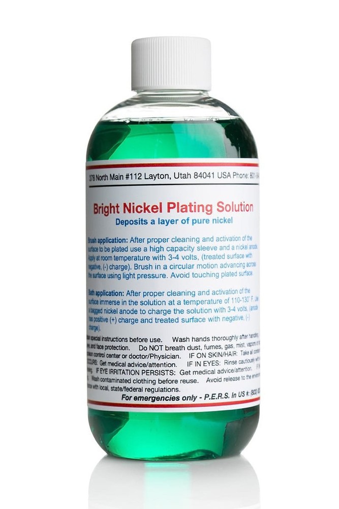 Bright Nickel Plating Solution 8 oz