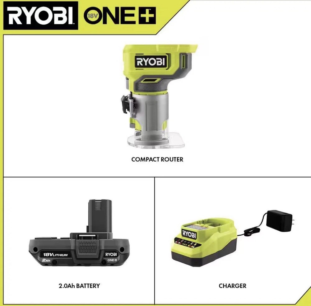 Ryobi ONE+ PCL424B Router Kit
