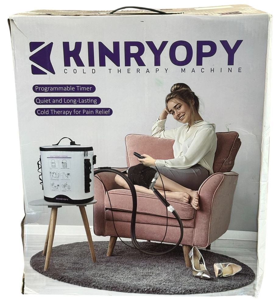 Kinryopy Cold Therapy Machine with Timer, Portable Ice Machine, Open Box