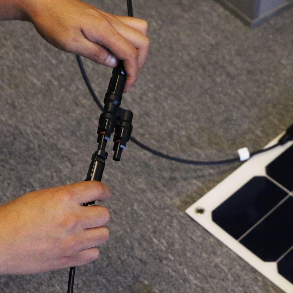 MMF+FFM for Parallel Connection Between Solar Panels, 1 Pair Y Branch Connectors