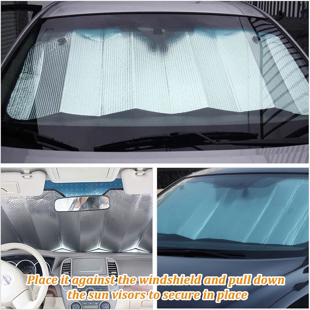 Foldable Car Windshield Front Window Sun Shade Cover Visor UV Block Protector