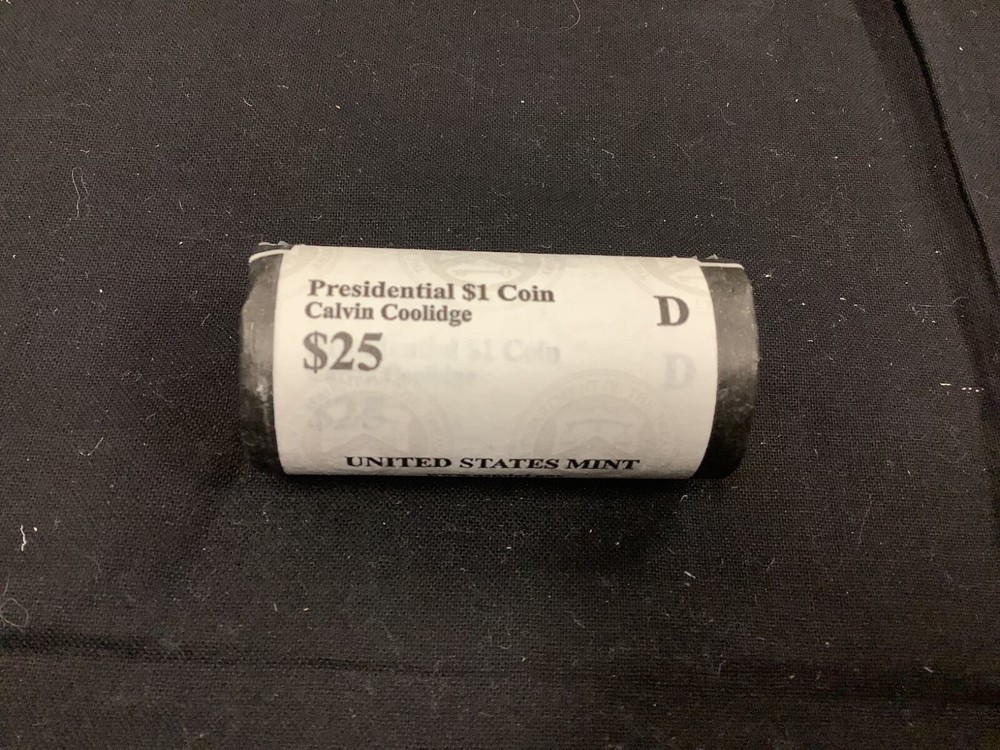 2014-D $25 Calvin Coolidge Presidential Dollar Roll!
