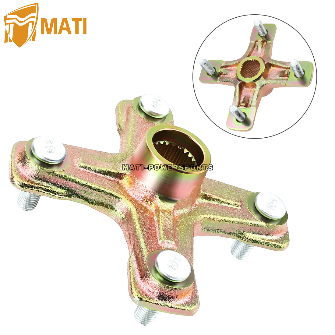 Qty 2 for Yamaha Rear Axle Wheel Hub 1991-2006 Banshee YFZ 350 1PE-F53K0-00-00